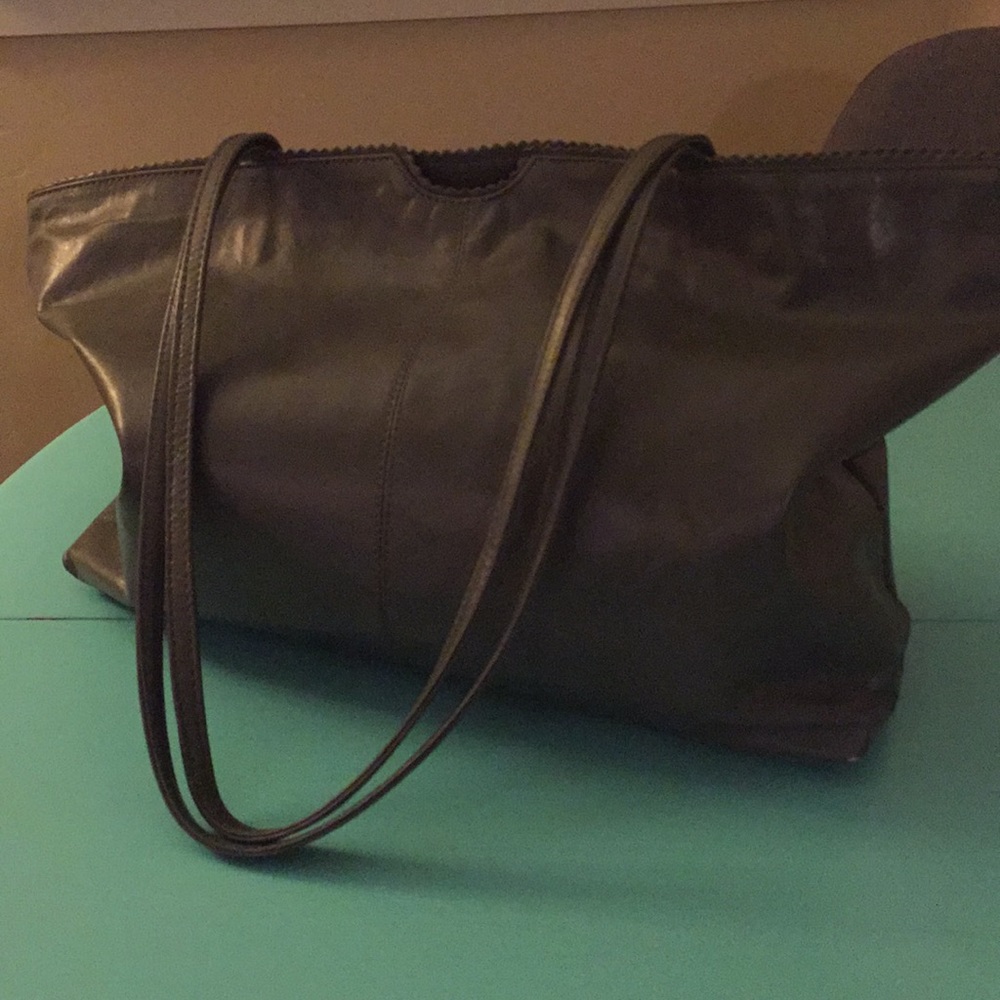 NWOT Latico Carmen Grey Leather Tote